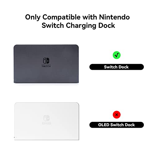 Geekshare Anti Scratch Switch Dock Cover Skin, Soft Silicone Faceplate For Nintendo Switch Dock - Replacement Shell Compatible With Switch Charging Dock #TOP4