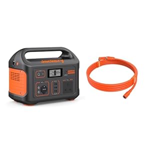 Jackery Explorer 500 Portable Power Station, 518Wh Battery, 500W AC Output, Solar Generator with 5m Extension Cable