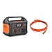 Jackery Explorer 500 Portable Power Station, 518Wh Battery, 500W AC Output, Solar Generator with 5m Extension Cable