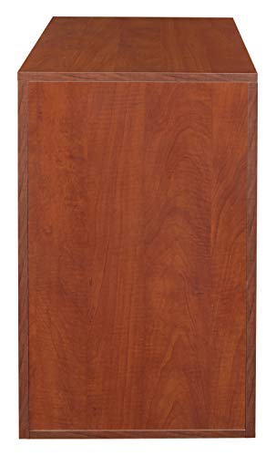 Niche Mod Freestanding Pedestal Two Drawer Filing Cabinet- Cherry #TOP3