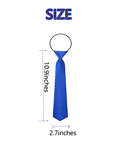 4 Pieces Boys Pre-tied Elastic Neck Strap Necktie for Kids Toddlers2