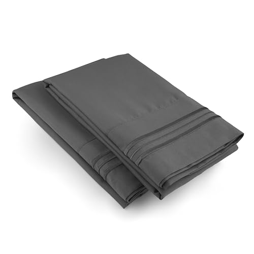 Standard Size Pillow Cases 2 Pack 50x75 cm, 100% Cotton 400 Thread Count, Open-End Design, Cooling & Breathable - Image 2
