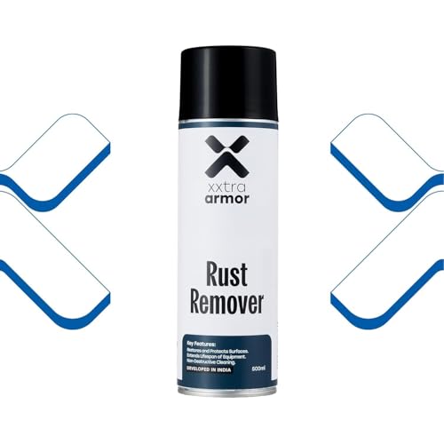 Image of Rust Remover Spray (500mL) | Premium Non-Acidic Formula | Deep Penetration for Automotive & Industrial Use | Safe on Chrome, Metal, Iron