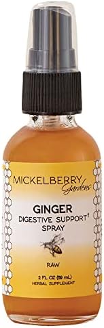 Ginger Digestive Support Spray - Natural Digestion Support - Organic Ginger Root Herbal Supplement (2 Ounces)