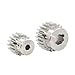 LYMFE Industrial helical Gear 1pcs 12 14 15 16 Teeth 1.5 Module 304 Stainless Steel Spur Gear Motor Gears Drive Gear Bore 6-12mm (Size : 16 Teeth (Bore 8mm))