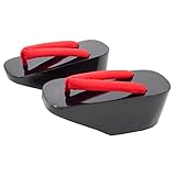 Material: Holz. High Heel Holz Clog Frauen Geta Sandalen für Kimono Maiko Cosplay Kostüm Zubehör, A