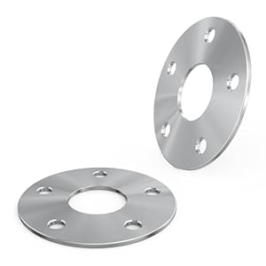 Customadeonly 5×120 Wheel Spacers for 2010-2024 Camaro,2014-2020 Impala, 2020-2024 Corvette C8, 2008-2019 CTS, 2020-2023 CT5 (2pcs 5mm Thick) 5×4.72 66.9mm Bore 3/16″ Thick
