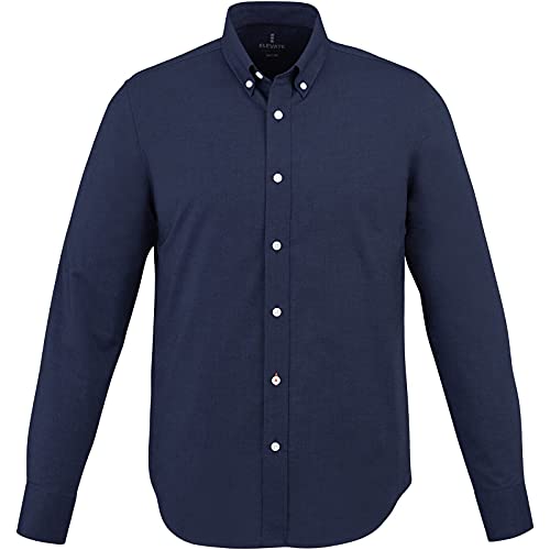 Image of Elevate Vaillant Long Sleeve Shirt (L) (Navy Blue)