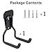 Salajory Pistol Rack Pistol Holder for Gun Safe, Upgraded Pistol Wall Mount Use Heavy Duty Steel, Pistol Stand Mounted Behind Door, Wall, Cabinet, Etc