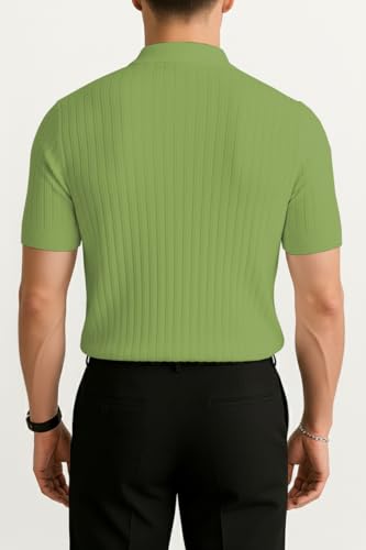 Image of Leriya Fashion Tshirt for Man | T Shirt for Mans | Mens Tshirts | Polo T- Shirt for Mens | Half Sleeve Polo Neck Tshirt for Men (Available in Plus Sizes)