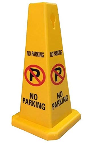 No Parking Traffic Cone Yellow 60Cm