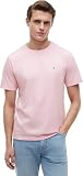 Tommy Hilfiger Camiseta de Manga Corta Hombre Seasonal Solid tee con Cuello Redondo, Rosa (Pink Lily), XL