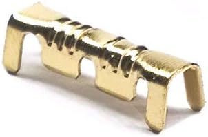 500pcs/1000pcs DJ 453 U-Shaped 0.5-1.5mm Crimping Button Cold Pressing Splice Wire Terminal Connector Cable Lugs(1000 Piece)