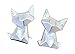Origami Cat Earrings in Sterling Silver 925 - Jamber Jewels