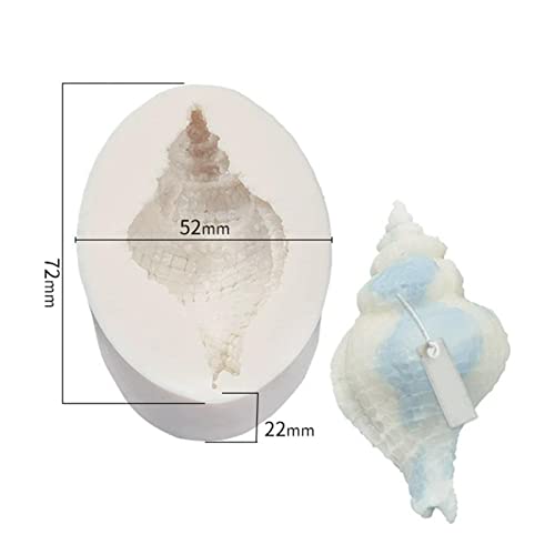Silikonformen, Kerzenformen, Muschel Conch Handgemachte Seife Kerze Fondant Silikonform, Kerzenherstellung Supplies für… – Bild 5