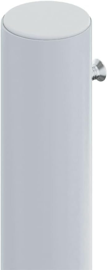 The side awning in its fully retracted position, showing the compact housing.