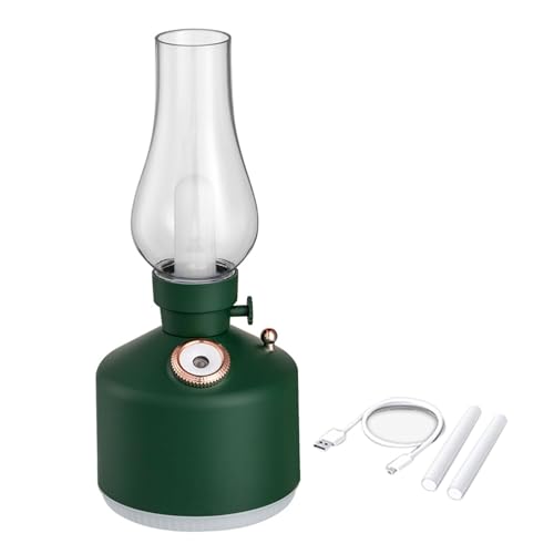 Veilleuse d'aromathérapie vintage vert olive diffuseur de bien-être USB
