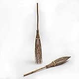 Bamboona mit Stiel Reisigbesen Hexenbesen Kehrbesen Haus, Hof & Garten (1) 700-0002 Braun 130 cm