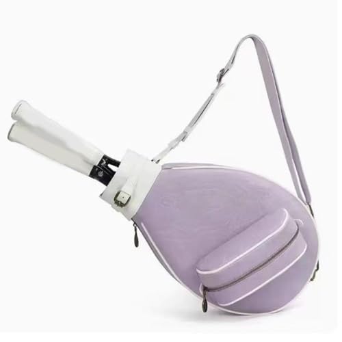 Bolsa bandolera de tenis impermeable con correa ajustable para varias raquetas 5