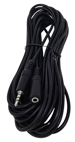 Cable Extensor TRRS 3.5mm Macho a Hembra 7.62 m miniatura 3