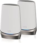 NETGEAR Orbi WiFi 6E Mesh System (RBKE962) - Quad-Band WiFi 6E Router with 1 Satellites | Coverage up to 6.000 sq. ft, 200 Devices | Ultra-Fast Speeds up to 10.8Gbps (AXE11000) | Simple Set Up