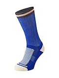 Amazon SEALSKINZ Caister Single Layer Mid Length Cycling Sock - Blue, L #ad