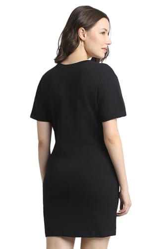 Image of Forever 21 Womens Solid T-Shirt Mini Dresses