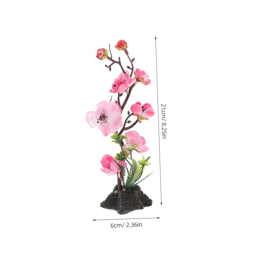 Plateau de fleurs de prunier décoration asiatique zen - 3
