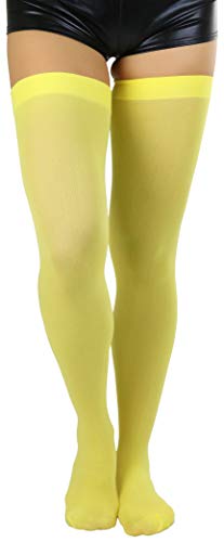 Image of ToBeInStyle Women's Nylon Thigh High Schoolgirl Opaque Stockings