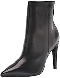 Steve Madden Women's Halena Fashion Boot, Black Leather, 6