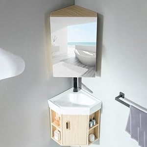 Lyxwgrzd GWTXNWEXB Eckwaschbecken Set