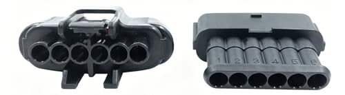 Conector impermeable 7283-1968-30 hembra de 6 pines para sensor TPS 3