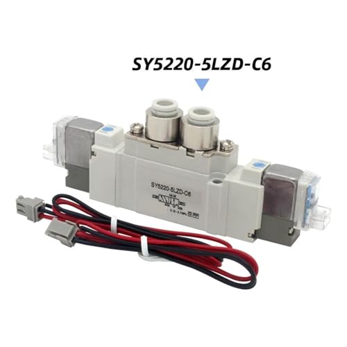 Vanne solénoïde SY3220 haut rendement à commande pneumatique stable et haute précision - 6