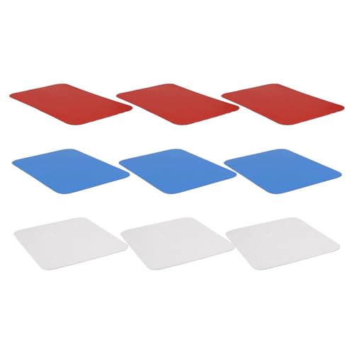 DECORNIJIA Kit De Reparación De Kayaks Inflables 9 Piezas con Parches De PVC Incluye Parches para Kayaks Canoas Y Balsas Inflables