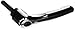 Kipp 06460-2066X25 Zinc Adjustable Handle with M6 External Thread, Modern Design Style, Steel Components, Metric, High-Polish Chromium-Plated Finish, Size 2, 25 mm Screw Length