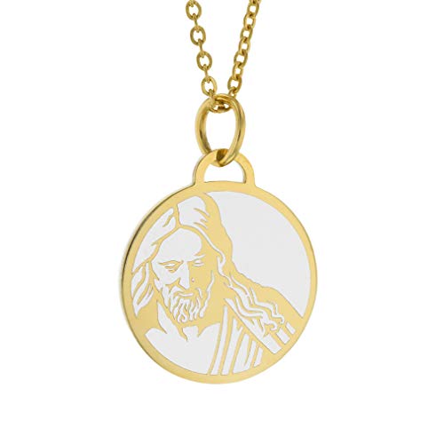 LDS Bookstore Christus Necklace - Close (Gold, stainless-steel)