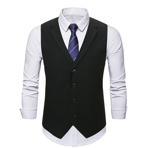 Men's Vest Autumn Winter Business Casual Slim Fit Office Sleeveless Sleeveless Top2
