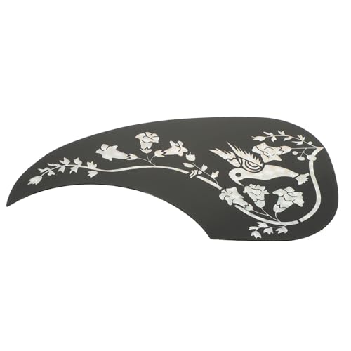 Toyvian Golpeador De Guitarra Acústica De Madera Con Diseño Grabado Láser Protector Antirayaduras Para Folk Con Patrón Decorativo Único