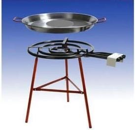 Paella Grillset Cordoba mit 3-flammigem Gasbrenner