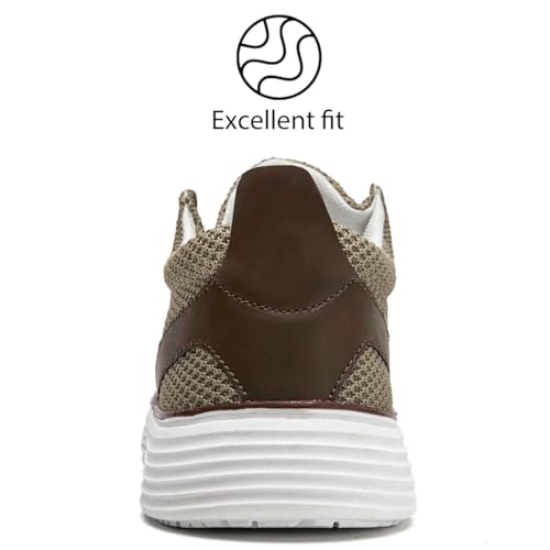 Image of Mens Loafers Walking Slip on Boat Shoes Running Tennis Athletic Sneakers Workout Sports Gym Fashion Classcial Non Slip Sneakers Casual Comfortable Shoes Leisure Vintage Flat