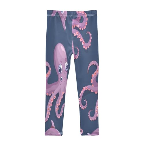 Toddler Girls Leggings Printed Yoga Pants Leggings Octopus Dolphin for Kids2