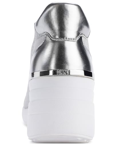 Image of DKNY Women's Kasia Everyday Lace Up Wedge Sneaker
