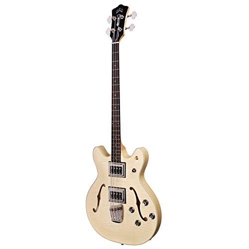 Guild Starfire Bass II Flamed Maple basse avec étui - Les Beatles, Paul McCartney, John Lennon, RIngo Starr, George Harrison Guild Starfire Bass II Flamed Maple basse avec étui – Image 3