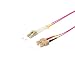 Produktbild Duplex Patchkabel LC/SC 50/125µ, OM4 violett, 1m