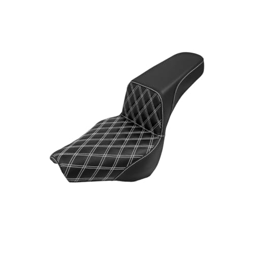 Asiento de dos pasajeros para Softail que elimina la fatiga lumbar en FLSL