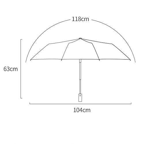 Paraguas reversible plegable automático gris resistente al viento 3