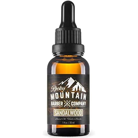 Rocky Mountain Barber Company Sandalwood Beard Oil Cover