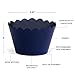 Dress My Cupcake Navy Blue Cupcake Liners 50-Pack Graduation Standard Size Blue Cupcake Wrappers, Weddings, Baby Showers, and Birthday Parties, Elegant Dark Navy Paper Muffin Cups
