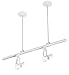 WAC Lighting SK24-BN 24" Suspension Kit for H-L-J-J2 Track, Brushed Nickel