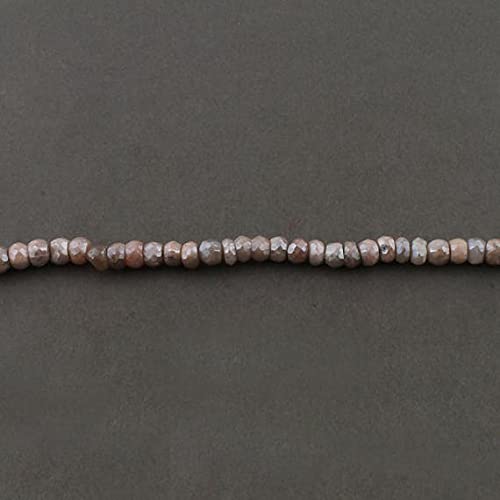 Perles rondelles pierre de lune 6-7mm LKBEADS pour réparer et monter un bijou